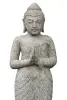 Product image 2 of the product “Standing Buddha, India,                  120 cm height, natural stone (Basanite), stonemasonry 120 cm”